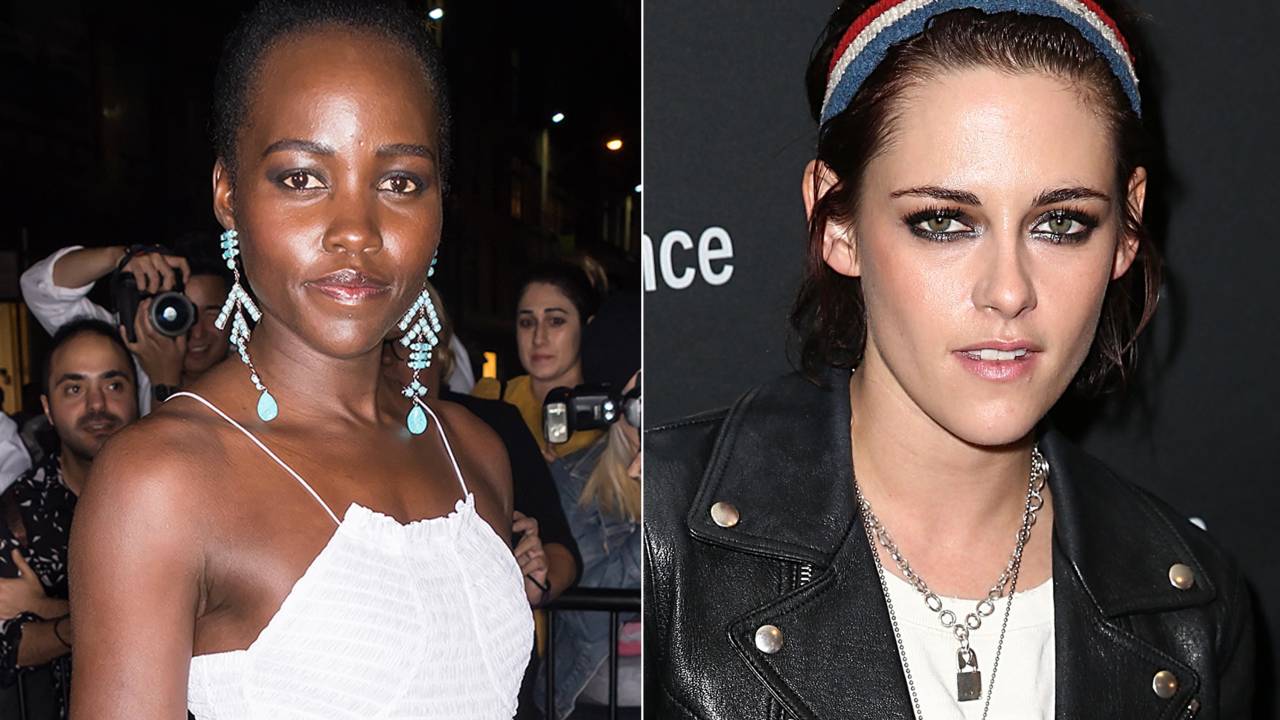 Atrizes Lupita Nyong'o e Kristen Stewart