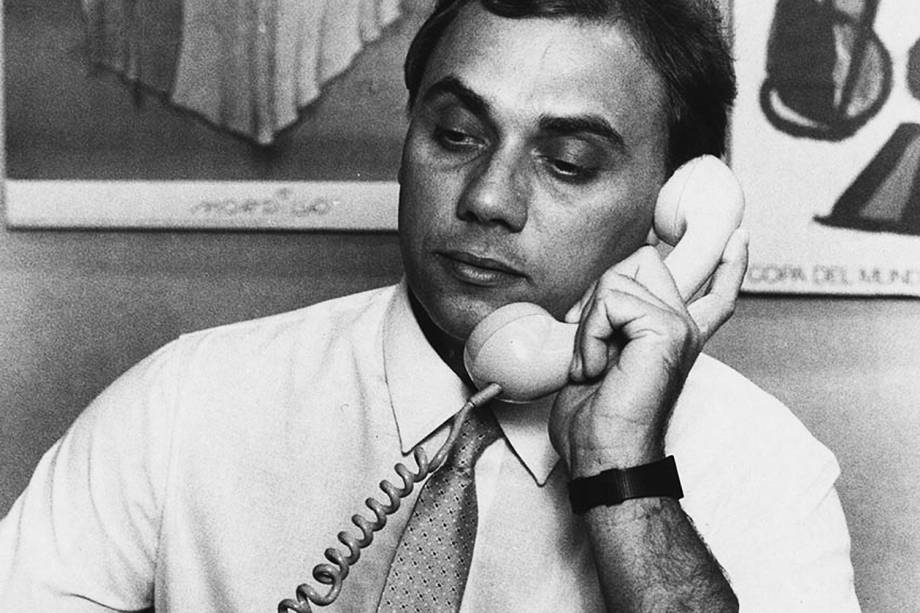 MARCELO REZENDE, JORNALISTA DA REVISTA PLACAR, 1985. MARCELO REZENDE, JORNALISTA DA REVISTA PLACAR, 1985.