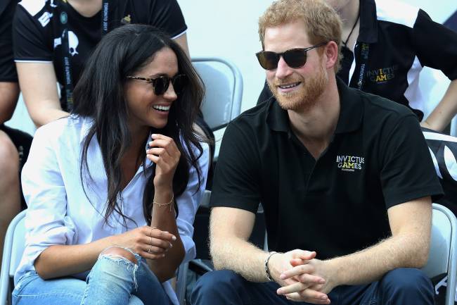 Principe Harry e sua namorada, a atriz Meghan Markle