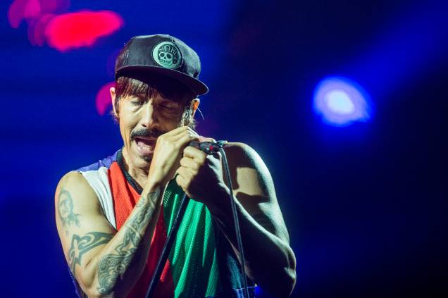 Anthony Kiedis, vocalista do Red Hot Chili Peppers, se apresenta no sexto dia de Rock in Rio - 25/09/2017 Anthony Kiedis, vocalista do Red Hot Chili Peppers, se apresenta no sexto dia de Rock in Rio - 25/09/2017