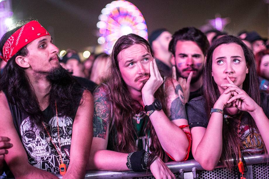 Público durante a 7ª edição do Rock in Rio, no Parque Olímpico, na capital fluminense - 21/09/2017