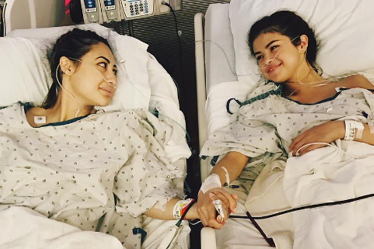 Selena Gome e Francia Raisa - Transplante de rim - Lúpus