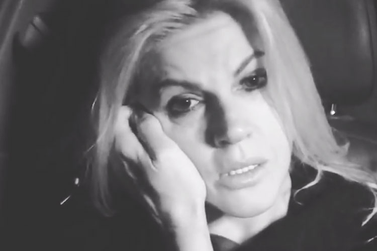 Val Marchiori chora ao relatar tremor, direto do México