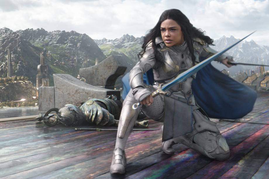 THOR: RAGNAROK com Valkyrie (Tessa Thompson) THOR: RAGNAROK com Valkyrie (Tessa Thompson)