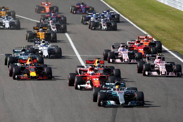 Largada para o Grande Prémio do Japão de Fórmula 1, em Suzuka - 08/10/2017 Largada para o Grande Prémio do Japão de Fórmula 1, em Suzuka - 08/10/2017