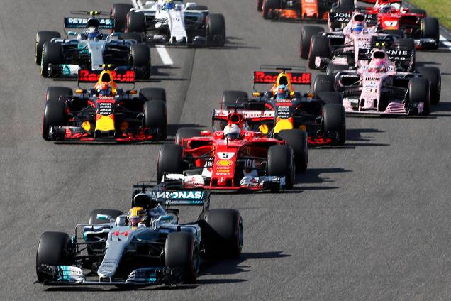 Largada para o Grande Prémio do Japão de Fórmula 1, em Suzuka - 08/10/2017 Largada para o Grande Prémio do Japão de Fórmula 1, em Suzuka - 08/10/2017