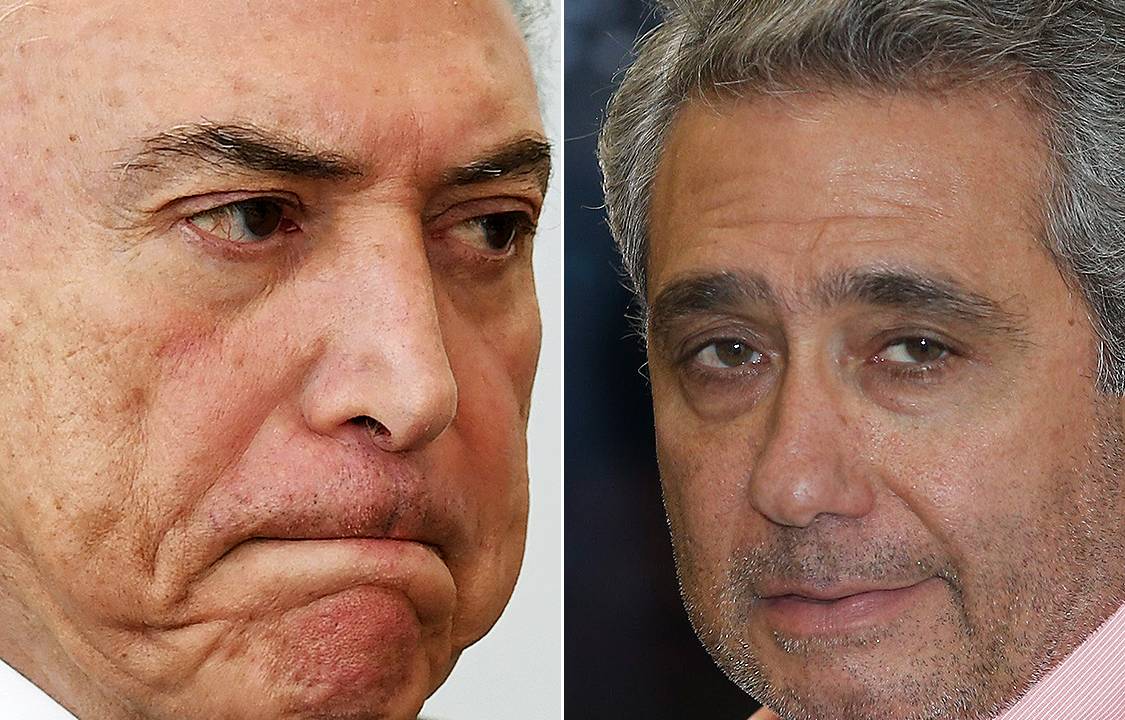 Presidente Michel Temer e Ricardo Suad