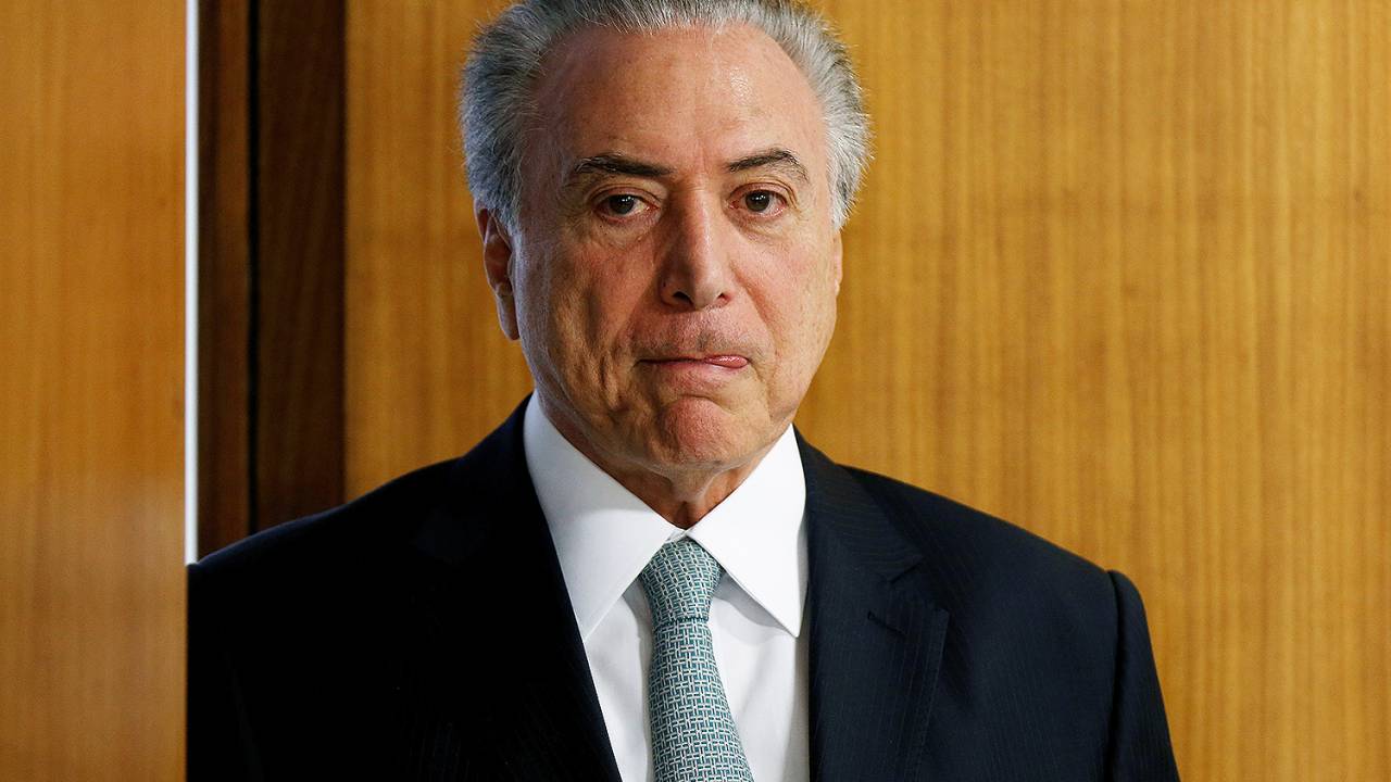 O presidente do Brasil, Michel Temer