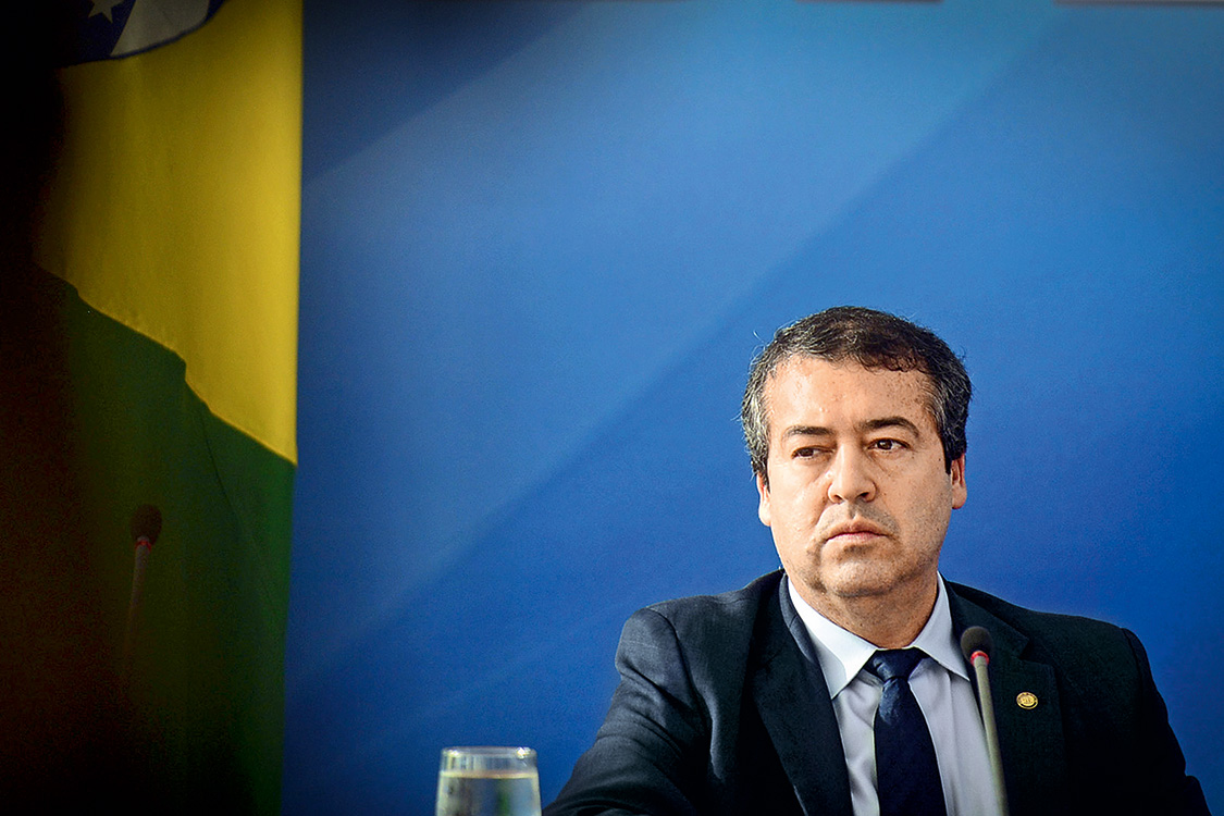 Ministro Ronaldo Nogueira durante cerim&ocirc;nia do an&uacute;ncio de distribui&ccedil;&atilde;o de resultados do FGTS, no Pal&aacute;cio do Planalto, em Bras&iacute;lia, DF, 10-08-2017 Foto: Edu Andrade - ASCOM/Minist&eacute;rio do Trabalho