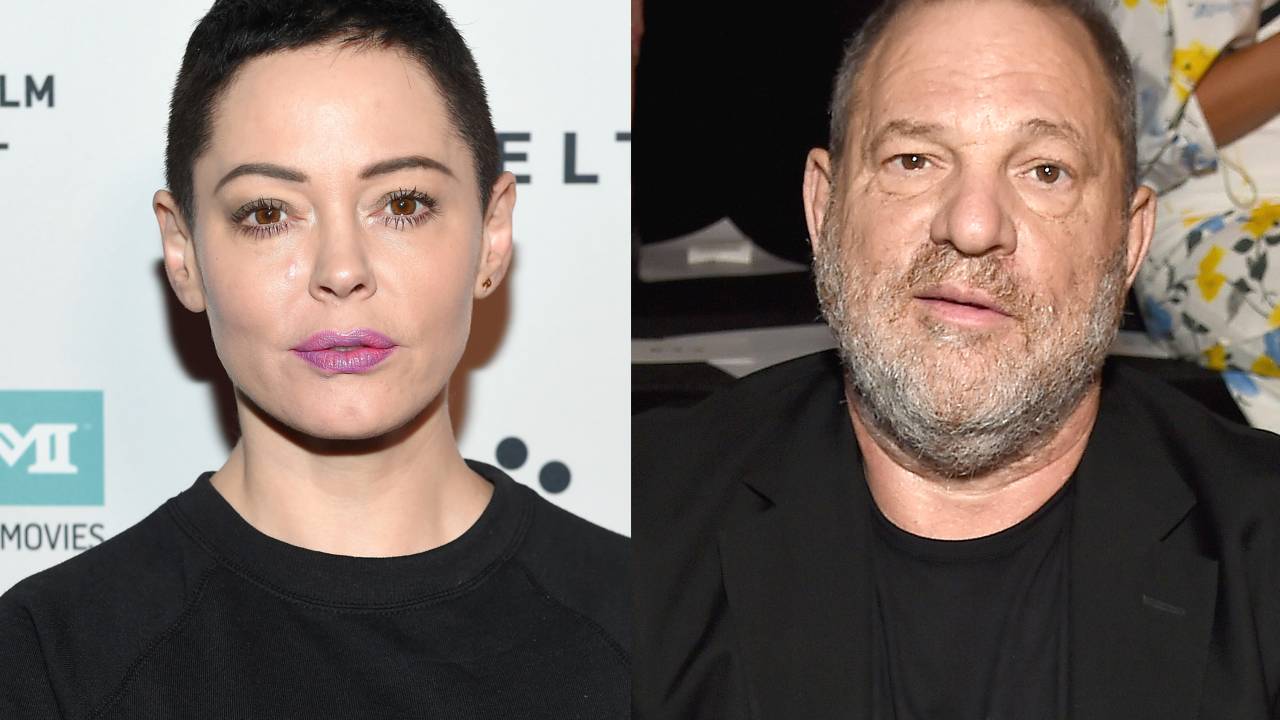 Rose McGowan e Harvey Weinstein