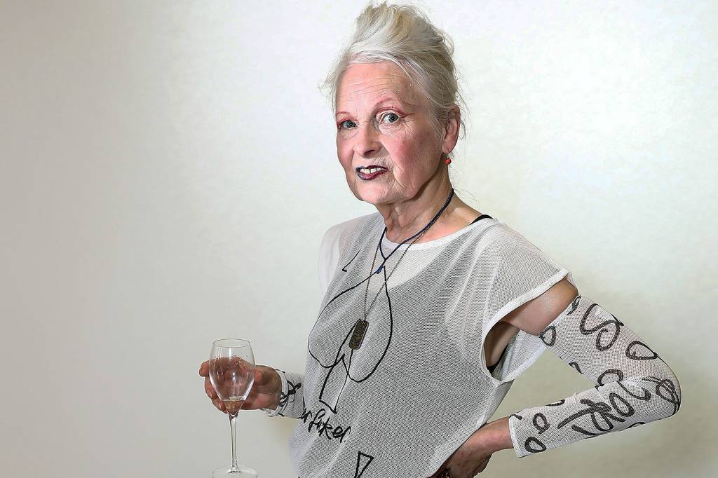 A estilista Vivienne Westwood A estilista Vivienne Westwood