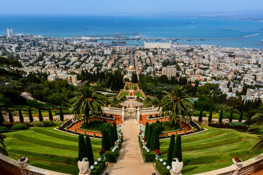 Jardins Bahai em Haifa, Israel