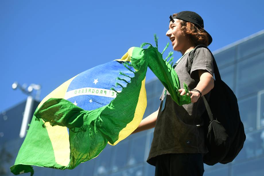 Movimentação no Autódromo de Interlagos após a corrida do Grande Prêmio do Brasil de Fórmula 1