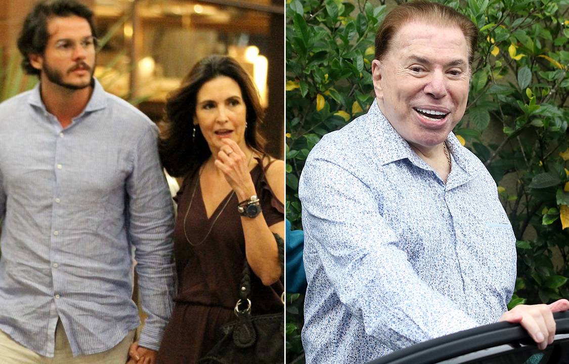 Túlio Gadelho, Fátima Bernardes e Silvio Santos