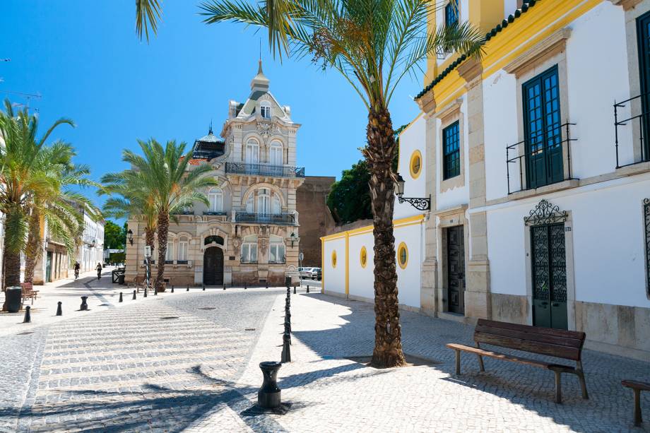 Cidade de Faro no Algarve