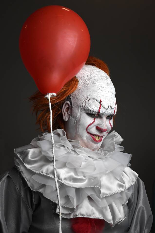 Cosplay do personagem Pennywise, do filme It: A coisa, na CCXP 2017, em São Paulo Cosplay do personagem Pennywise, do filme It: A coisa, na CCXP 2017, em São Paulo