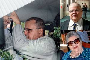 Família que vive unida… – O ex-ministro Geddel (à esq.), seu irmão, Lúcio, e a mãe, Marluce: segundo a polícia, a matriarca ajudou a destruir documentos comprometedores e guardava no closet o dinheiro de propina obtido pelos filhos