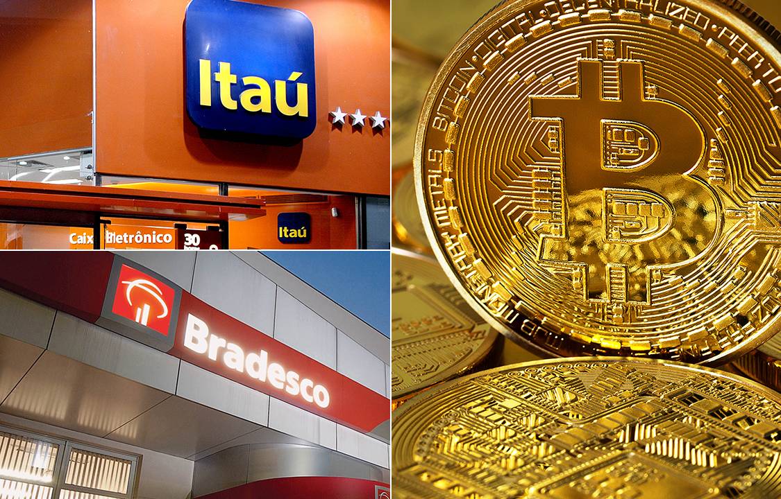 Itaú, Bradesco e Bitcoins