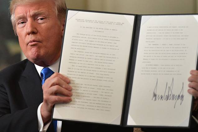 Donald Trump reconhece Jerusalém capital de Israel durante discurso na Casa Branca em Washington - 06/12/2017 Donald Trump reconhece Jerusalém capital de Israel durante discurso na Casa Branca em Washington - 06/12/2017