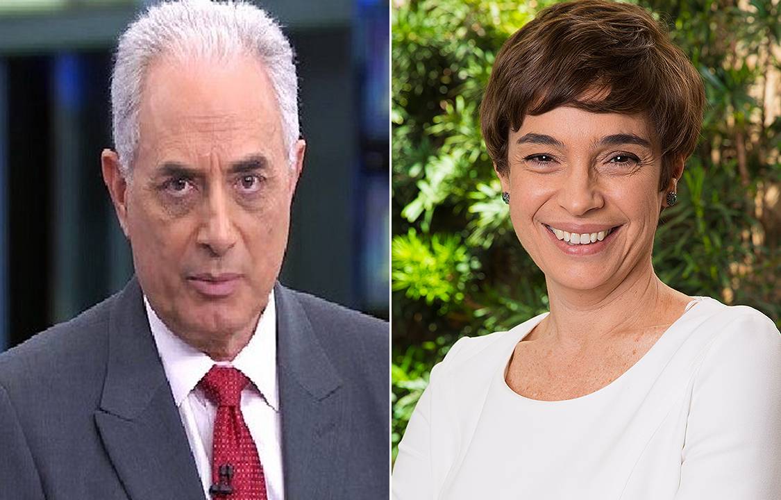 William Waack e Renata Lo Prete