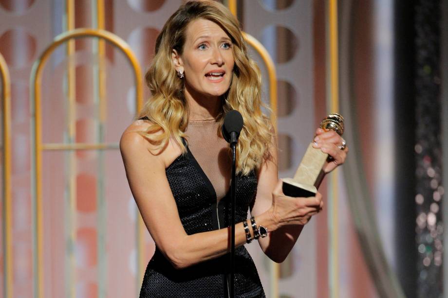 Laura Dern vence Melhor Atriz Coadjuvante de Série, Minissérie ou Filme para TV por 'Big Little Lies'