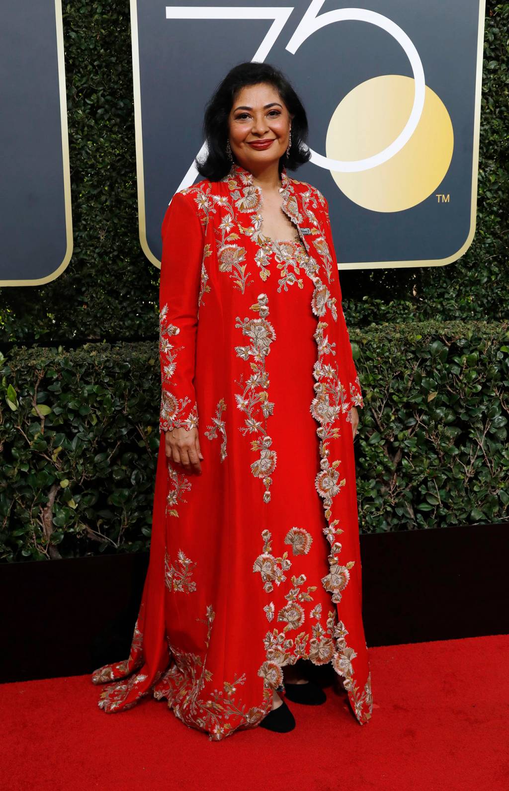 Tapete vermelho do 75º Globo de Ouro