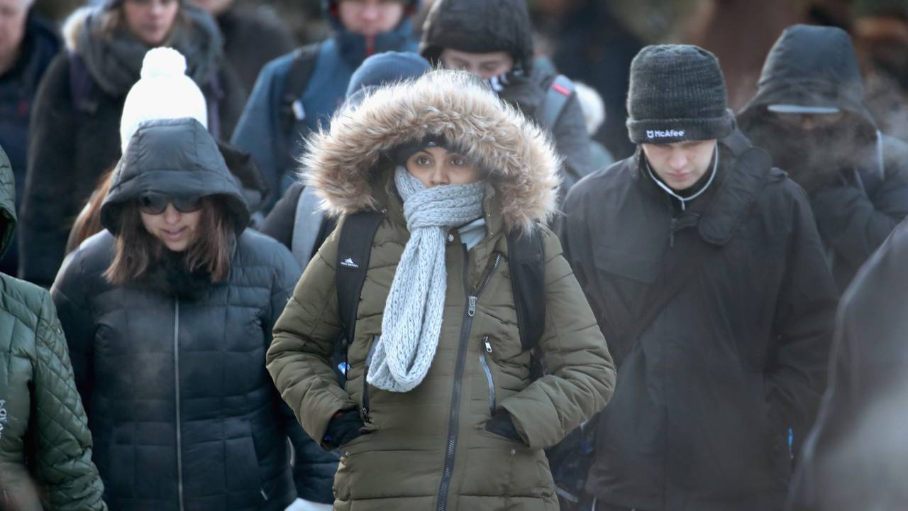 Onda de frio nos Estados Unidos