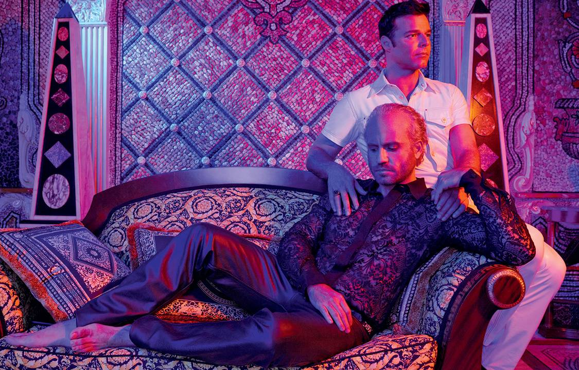 televisão Ramírez e Martin, como Versace e seu namorado em American Crime Story: o lado sombrio do mundo gay