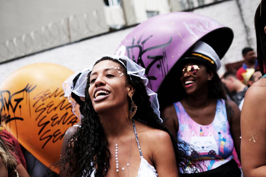 Bloco Casa Comigo agita foliões durante o pré-Carnaval em São Paulo (SP) - 03/02/2018