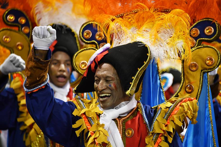 Desfile da escola de samba Império de Casa Verde, no Sambódromo do Anhembi, em São Paulo (SP) - 11/02/2018