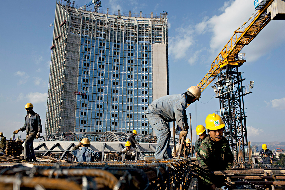 Presente &ndash; O pr&eacute;dio da Uni&atilde;o Africana, na Eti&oacute;pia, onde Lula faria palestra, foi constru&iacute;do pela China