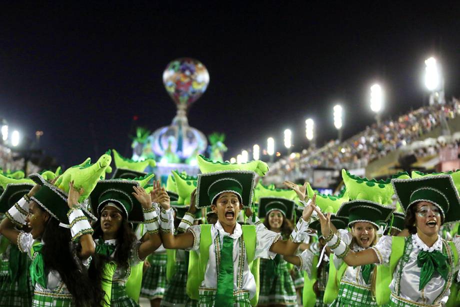 Com o samba-enredo 'Uma Noite Real No Museu Nacional', a Imperatriz Leopoldinense foi a penúltima a desfilar pelo Grupo Especial do Rio