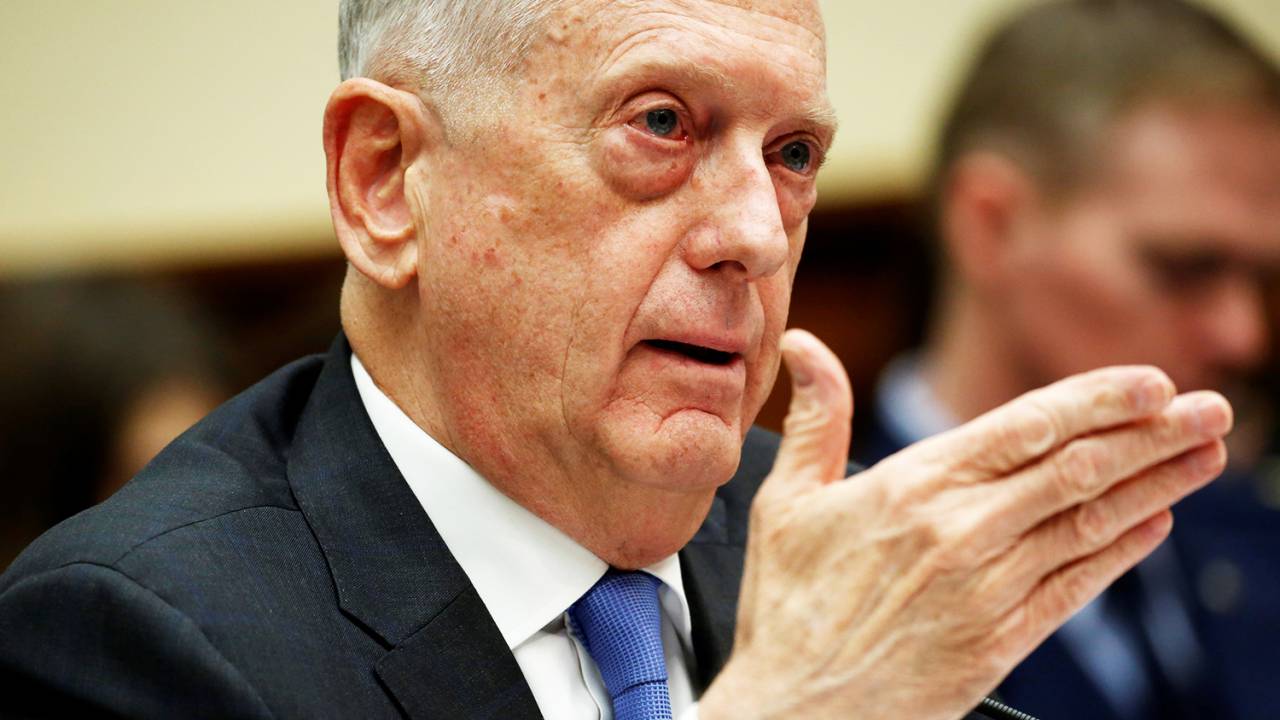 O secretário de Defesa dos Estados Unidos, discursa em evento realizado no Capitólio - 06/02/2018