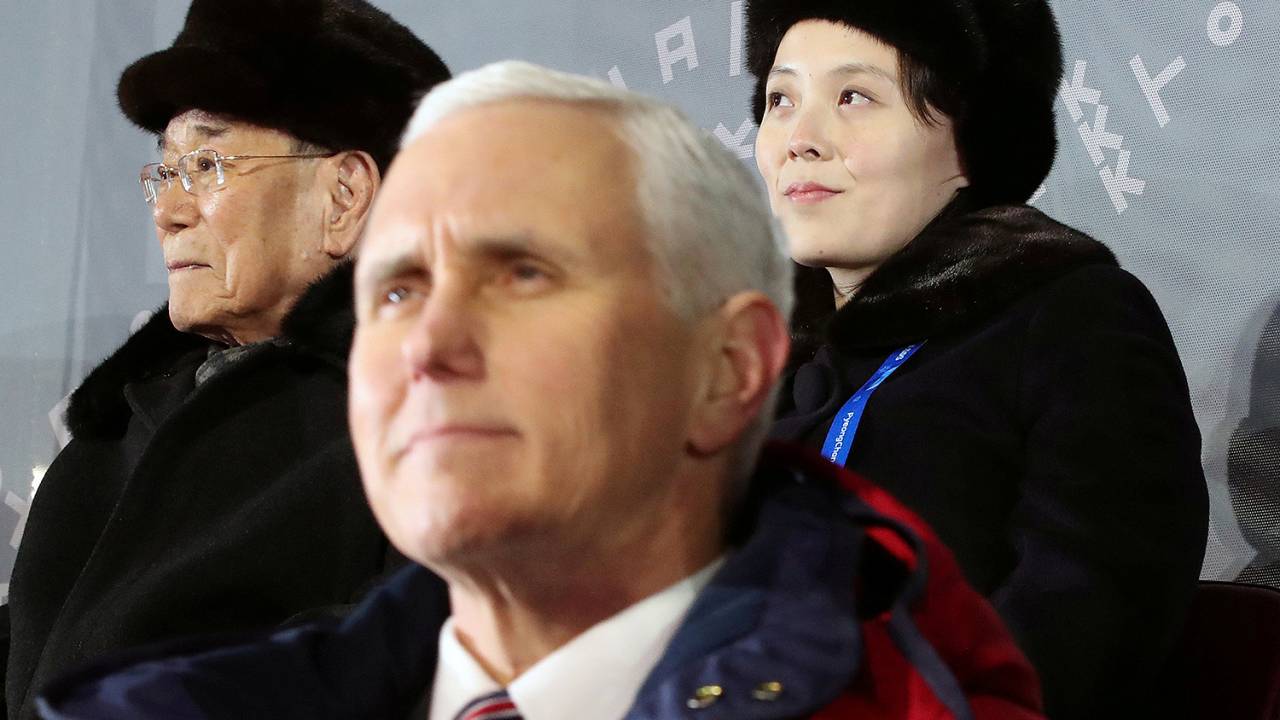 Mike Pence e Kim Yo Jong