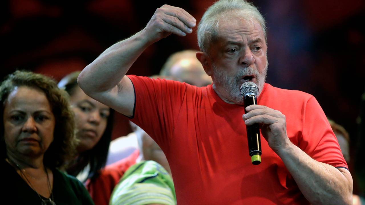 O ex-presidente Lula participa de evento em Salvador (BA) - 15/03/2018