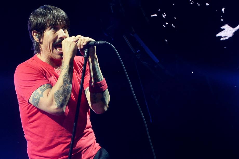 A banda Red Hot Chili Peppers fecha a primeira noite de shows do Lollapalooza 2018, no Autódromo de Interlagos - 23/03/2018