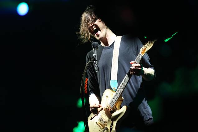 A banda Red Hot Chili Peppers fecha a primeira noite de shows do Lollapalooza 2018, realizado no Autódromo de Interlagos, zona sul da capital paulista - 23/03/2018 A banda Red Hot Chili Peppers fecha a primeira noite de shows do Lollapalooza 2018, realizado no Autódromo de Interlagos, zona sul da capital paulista - 23/03/2018