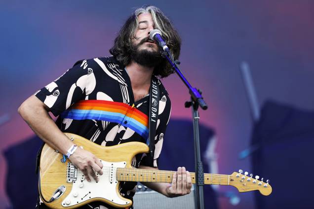 Show da banda Tagore no segundo dia do Lollapalooza 2018 no palco Budweiser, no Autódromo de Interlagos, em São Paulo (SP) - 24/03/2018 Show da banda Tagore no segundo dia do Lollapalooza 2018 no palco Budweiser, no Autódromo de Interlagos, em São Paulo (SP) - 24/03/2018