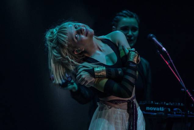 Show da cantora Aurora no último dia do Festival Lollapalooza 2018, em São Paulo Show da cantora Aurora no último dia do Festival Lollapalooza 2018, em São Paulo