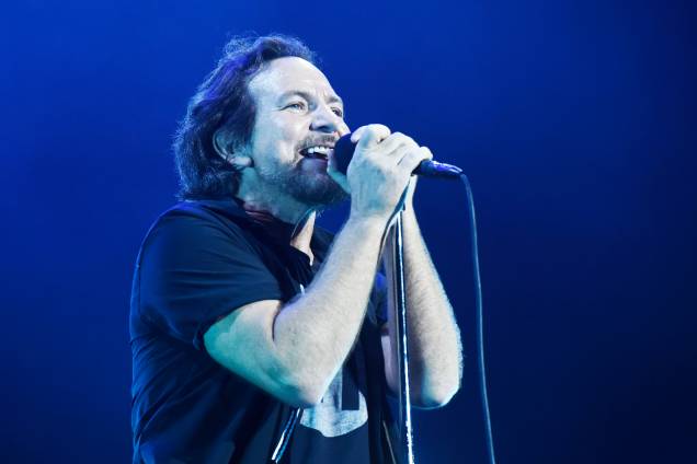 A banda Pearl Jam se apresenta durante o segundo dia do festival Lollapalooza, no Autódromo de Interlagos - 24/03/2018 A banda Pearl Jam se apresenta durante o segundo dia do festival Lollapalooza, no Autódromo de Interlagos - 24/03/2018