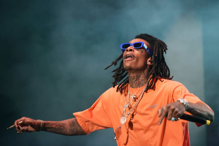 Wiz Khalifa levanta o público no último dia do Festival Lollapalooza 2018, em São Paulo