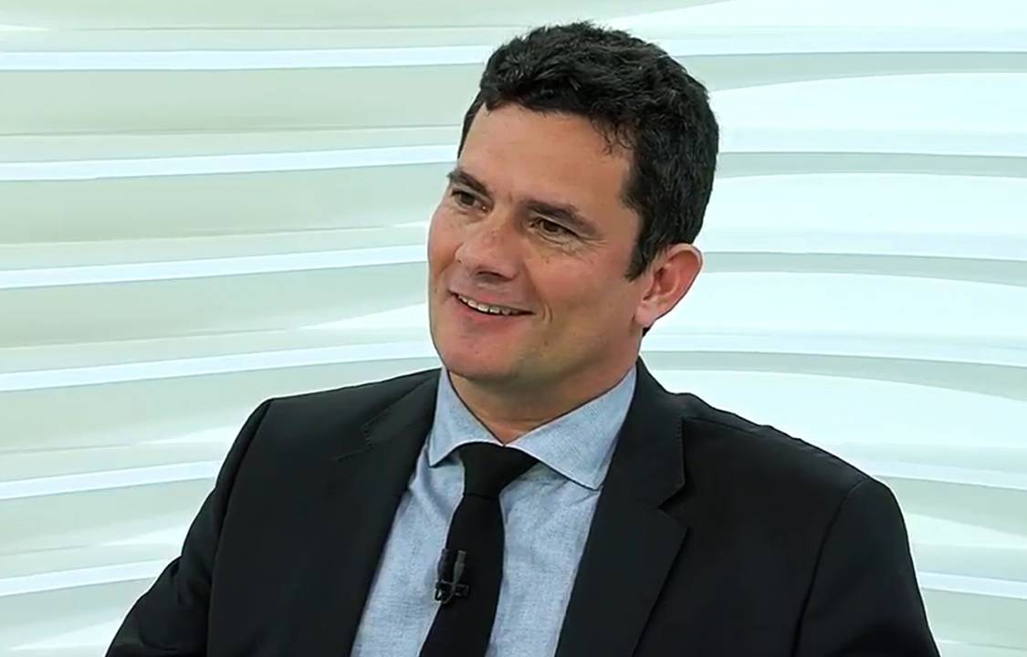 Sergio Moro no Roda Viva ao vivo, entrevistado por Augusto Nunes