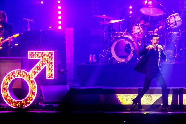Show da banda The Killers durante o terceiro dia do Festival Lollapalooza 2018, em São Paulo Show da banda The Killers durante o terceiro dia do Festival Lollapalooza 2018, em São Paulo