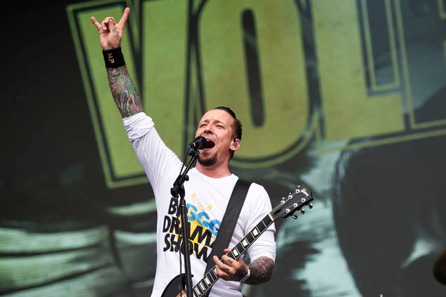 Show da banda Volbeat, no palco Onix, no primeiro dia do Lollapalooza 2018, em São Paulo -23/03/2018 Show da banda Volbeat, no palco Onix, no primeiro dia do Lollapalooza 2018, em São Paulo -23/03/2018