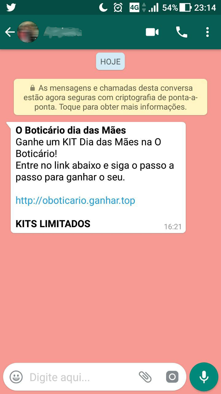 Promoção “O Boticário dias das Mães” Promoção