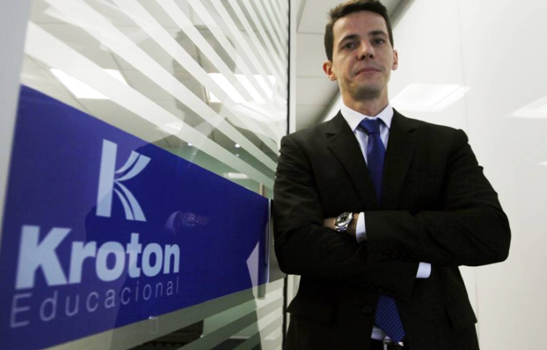 O presidente da Kroton Educacional, Rodrigo Galindo