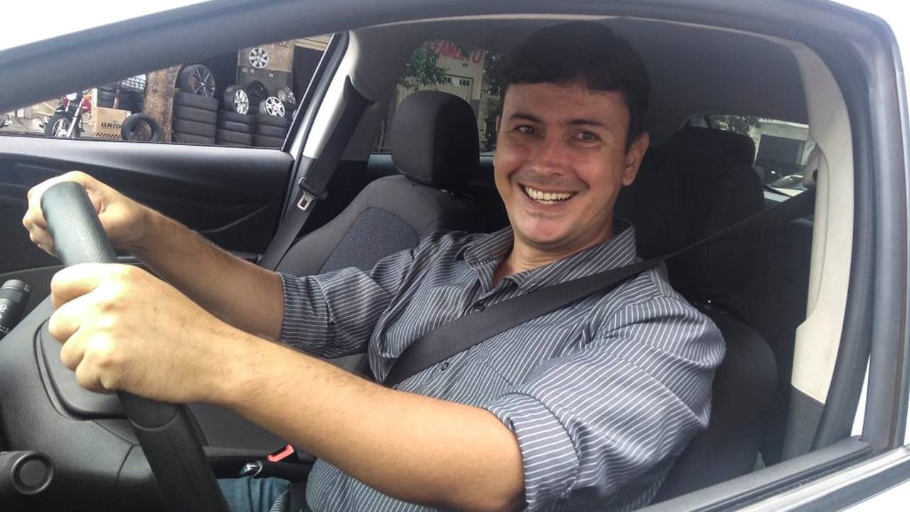Único motorista Uber 5 estrelas está no Brasil: Erick Leandro Teixeira