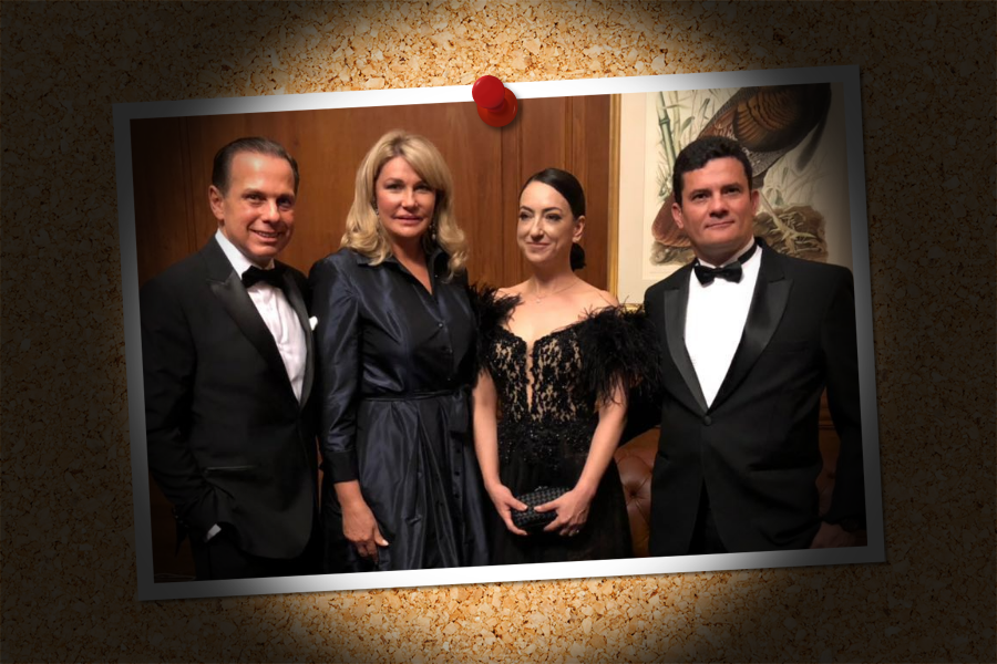 Petistas usam foto com Doria para atacar Moro