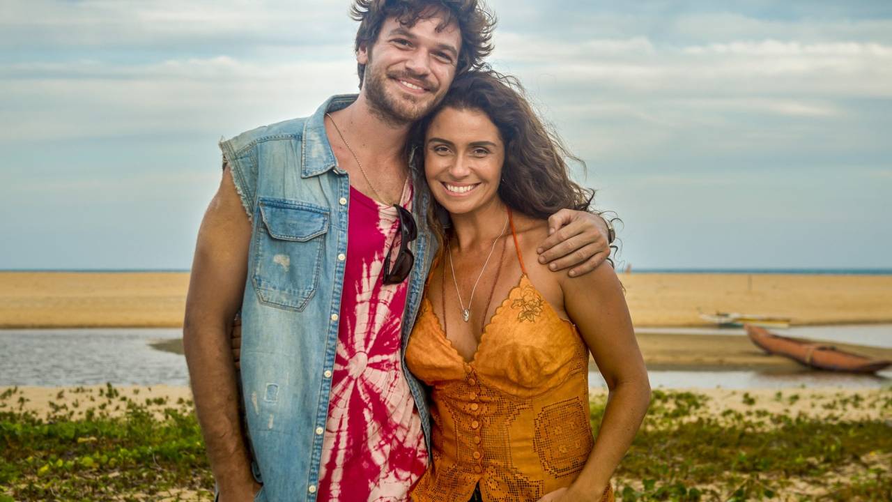 Luzia (Giovanna Antonelli) e Beto (Emilio Dantas) em ‘Segundo Sol’
