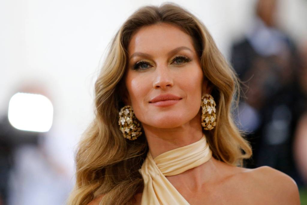 MET Gala – Gisele Bündchen A modelo Gisele Bündchen posa para foto no Museu Metropolitano de Nova York, durante o MET Gala - 07/05/2018